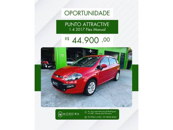 FIAT PUNTO 1.4 ATTRACTIVE 8V FLEX 4P MANUAL FIAT PUNTO 1.4 ATTRACTIVE 8V FLEX 4P MANUAL